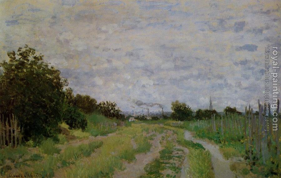 Claude Oscar Monet : Lane in the Vineyards at Argenteuil